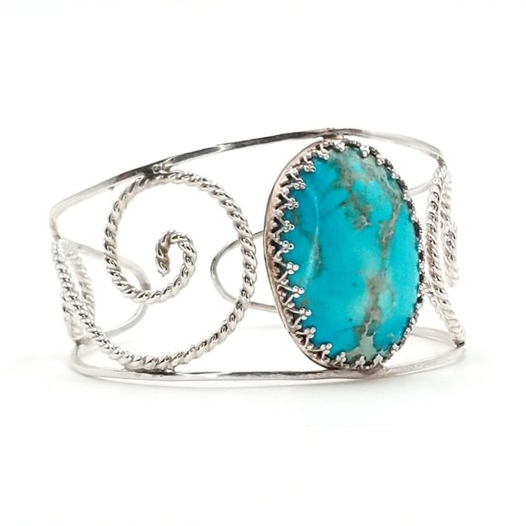 Women's Sterling Silver Filigree Cuff Bracelet - Picture 3 of 6